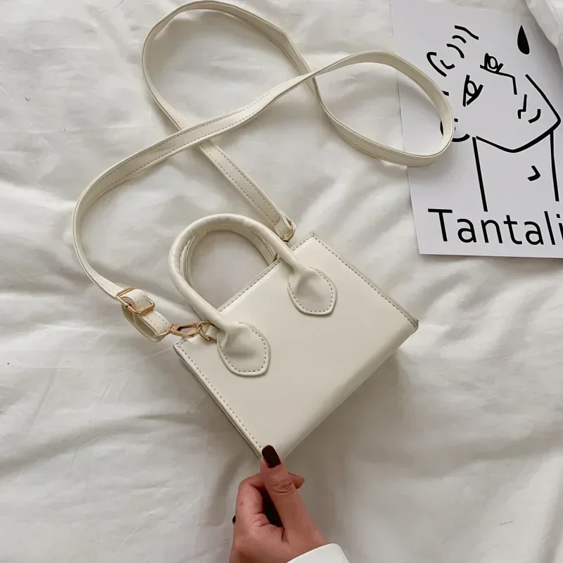 Woman Small Square Bag New Popular Retro Mini Handbags Literary Crowds Shoulder Messenger Female Bag Bags for Women Purse